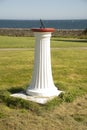 A Sundial at Buchan Ness, Boddam,Aberdeenshire,Scotland,UK. Royalty Free Stock Photo