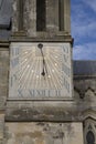 Sundial at Chichester Cathedral Church Royalty Free Stock Photo