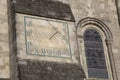 Sundial at Chichester Cathedral Church Royalty Free Stock Photo