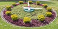 Sundial in Garden in Jatujak park Royalty Free Stock Photo