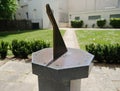 Sundial in Hotham Park Garden, Bognor Regis Royalty Free Stock Photo