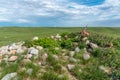 Sundial Hill Medicine Wheel, Southern Alberta Royalty Free Stock Photo