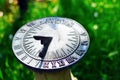 Sundial Before Noon Royalty Free Stock Photo