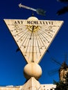 Sundial in palma, mallorca