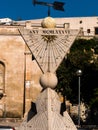 Sundial in palma, mallorca