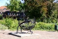 Sundial in the Rose Garden in the Town Bad Bodenteich, Lower Saxony