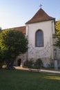 Sundial - Saint Bartholomew Church, Brasov, Romania; construction of the 1822 Royalty Free Stock Photo