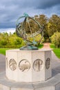 The Sundial in Vigeland Park open air art installation exhibition by Gustav Vigeland, Vigelandsparken, within Frogner Park in Oslo Royalty Free Stock Photo