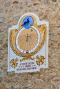 Sundial of the village of Saint-Pierre-d`ArgenÃÂ§on, Hautes-Alpes, France