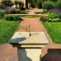 Sundial in the Walled Garden, Cannon Hall Museum Park and Gardens