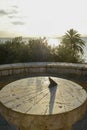 The sundial on the waterfront at Tarragona, Spain Royalty Free Stock Photo