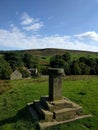 Sundial in Yorkshire sunshine