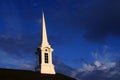 Sundown Church Steeple Royalty Free Stock Photo