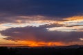 Sundown Clouds Sky Horizon Landscape