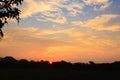 Sundown from Pantanal, Brazil