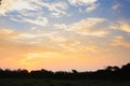 Sundown from Pantanal, Brazil