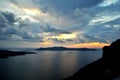 Sundown in Santorini