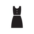 sundress icon Royalty Free Stock Photo