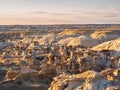 Sunet At The Ah-Shi-Sle-Pah Badlands Royalty Free Stock Photo