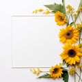 Sunflower Frame Your Creative Playground