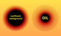 Sunflower head as a background in agriculture topics. logo or icon for oil industry