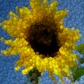 Sunflower image balls generated hires texture