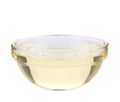 Sunflower oil in glass bowl. Royalty Free Stock Photo