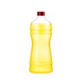 Sunflower Oil Natural Product Blank Bottle Vector