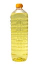 Sunflower oil in a plastic bottle Royalty Free Stock Photo