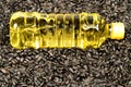 Sunflower-seed oil. Royalty Free Stock Photo