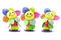 Sunflower smiley face dolls