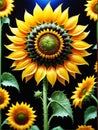 Sunflower on a Stalk