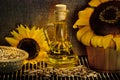 Sunflower still life Royalty Free Stock Photo