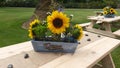 Sunflower table decoration