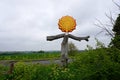 Sunflower village sign