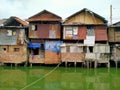 Sungai Duri, Roxy mas, Jakarta, IThe atmosphere of a densely populated settlement standing on the river