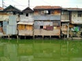 Sungai Duri, Roxy mas, JaThe atmosphere of a densely populated settlement standing on the river