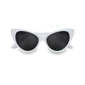 Sunglass isolated on a white background. Realistic icon white sunglasses.