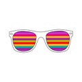 Sunglasses Abstract Vector Illustration Background