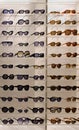 Sunglasses display Royalty Free Stock Photo