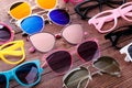 Sunglasses and eye glasses Royalty Free Stock Photo