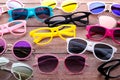 Sunglasses and eye glasses Royalty Free Stock Photo