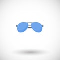 Sunglasses flat icon