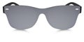 Sunglasses gray mirror lenses isolated on white