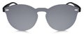 Sunglasses gray mirror lenses isolated on white