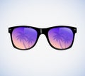 Sunglasses illustration Royalty Free Stock Photo