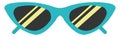 Sunglasses, illustration, vector Royalty Free Stock Photo