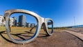 Sunglasses Large Steel Frame Beachfront