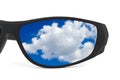 Sunglasses and sky reflection Royalty Free Stock Photo