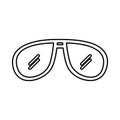 Sunglasses summer isolated icon